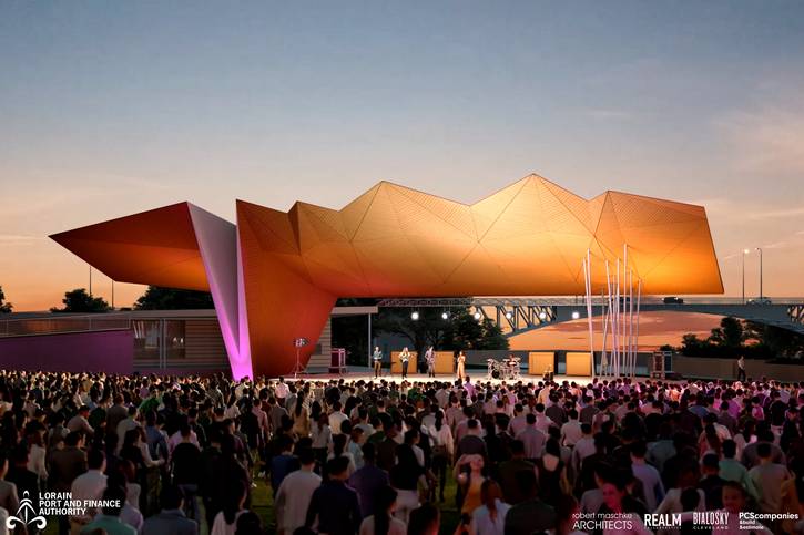 Rendering of Black River Landing in Lorain.